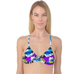 Shaky shapes                                                          Reversible Tri Bikini Top