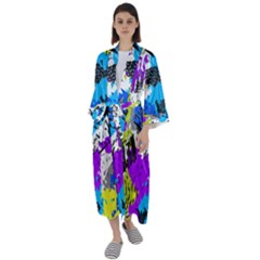 Maxi Satin Kimono 