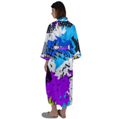 Maxi Satin Kimono 