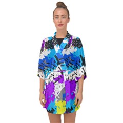 Half Sleeve Chiffon Kimono 