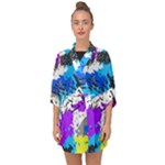 Shaky shapes                                                       Half Sleeve Chiffon Kimono