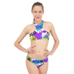 Shaky shapes                                                          High Neck Bikini Set