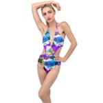 Shaky shapes                                                          Plunging Cut Out Swimsuit