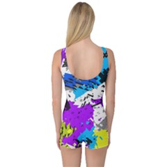 One Piece Boyleg Swimsuit 