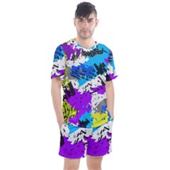 Men s Mesh T-Shirt and Shorts Set 