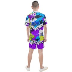 Men s Mesh T-Shirt and Shorts Set 