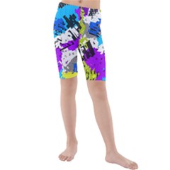 Kids  Mid Length Swim Shorts 