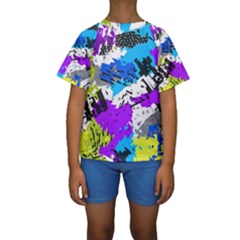 Kids  Short Sleeve Swimwear 