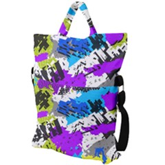 Fold Over Handle Tote Bag 