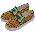 Tribal pattern                                                         Kids  Canvas Slip Ons