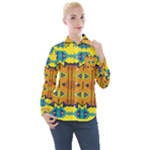 Tribal pattern                                                         Women s Long Sleeve Pocket Shirt