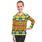 Tribal pattern                                                       Kids  Long Mesh Tee