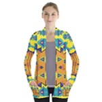 Tribal pattern                                                         Women s Open Front Pockets Cardigan