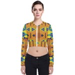 Tribal pattern                                                         Zip Up Bomber Jacket