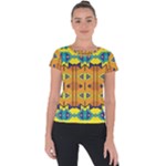 Tribal pattern                                                         Short Sleeve Sports Top