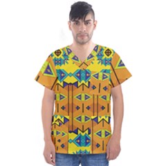 Men s V-Neck Scrub Top 