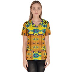 Women s V-Neck Scrub Top 