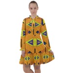 Tribal pattern                                                            All Frills Chiffon Dress