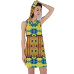 Tribal pattern                                                           Racer Back Hoodie Dress