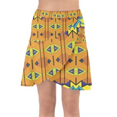 Wrap Front Skirt 