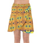 Tribal pattern                                                             Wrap Front Skirt