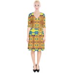 Tribal pattern                                                              Wrap Up Cocktail Dress