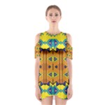 Tribal pattern                                                          Women s Cutout Shoulder Dress