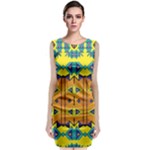 Tribal pattern                                                               Classic Sleeveless Midi Dress