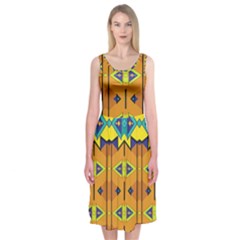 Tribal pattern                                                         Midi Sleeveless Dress from ArtsNow.com