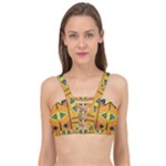 Tribal pattern                                                        Cage Up Bikini Top