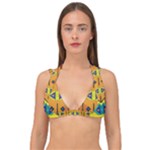 Tribal pattern                                                       Double Strap Halter Bikini Top