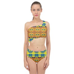 Spliced Up Two Piece Swimsuit 