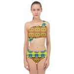 Tribal pattern                                                        Spliced Up Swimsuit