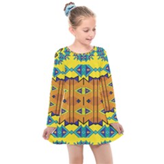 Kids  Long Sleeve Dress 