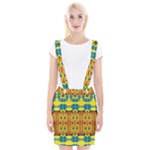 Tribal pattern                                                              Braces Suspender Skirt