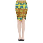 Tribal pattern                                                         Midi Wrap Pencil Skirt