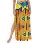 Tribal pattern                                                        Maxi Chiffon Tie-Up Sarong