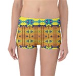 Tribal pattern                                                              Reversible Boyleg Bikini Bottoms