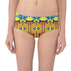 Mid-Waist Bikini Bottoms 