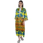 Tribal pattern                                                     Maxi Satin Kimono