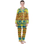 Tribal pattern                                                       Satin Long Sleeve Pyjamas Set