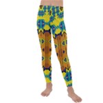 Tribal pattern                                                        Kids  Lightweight Velour Leggings