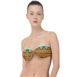 Tribal pattern                                                        Classic Bandeau Bikini Top