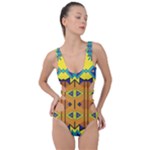 Tribal pattern                                                          Side Cut Out Swimsuit