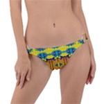 Tribal pattern                                                          Ring Detail Bikini Bottom