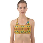 Tribal pattern                                                          Back Web Sports Bra