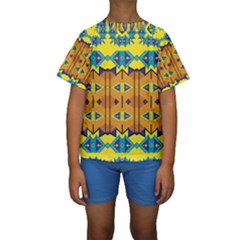 Kids  Short Sleeve Swimwear 