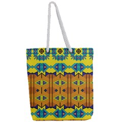 Full Print Rope Handle Tote (Large) 