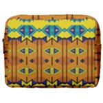 Tribal pattern                                                          Make Up Pouch (Large)