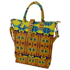 Buckle Top Tote Bag 